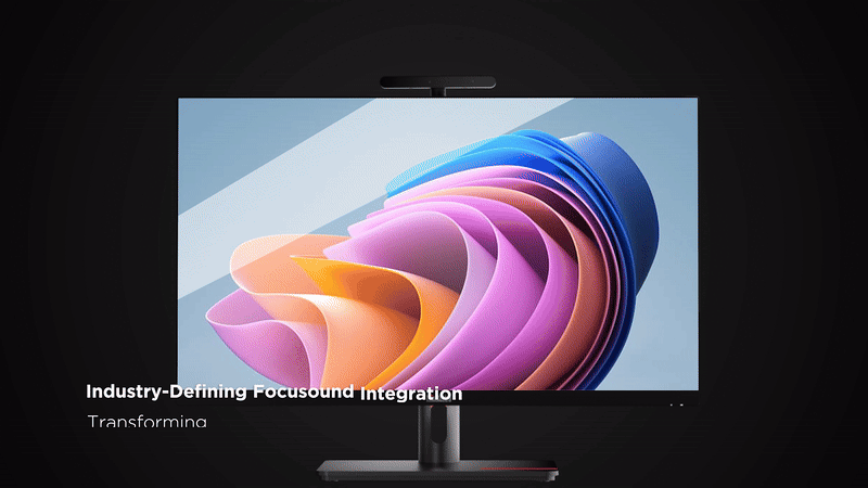 聯(lián)想M90a Pro Gen6將清聽聲學(xué)屏幕定向發(fā)聲技術(shù)——聚音屏與顯示屏幕深度融合