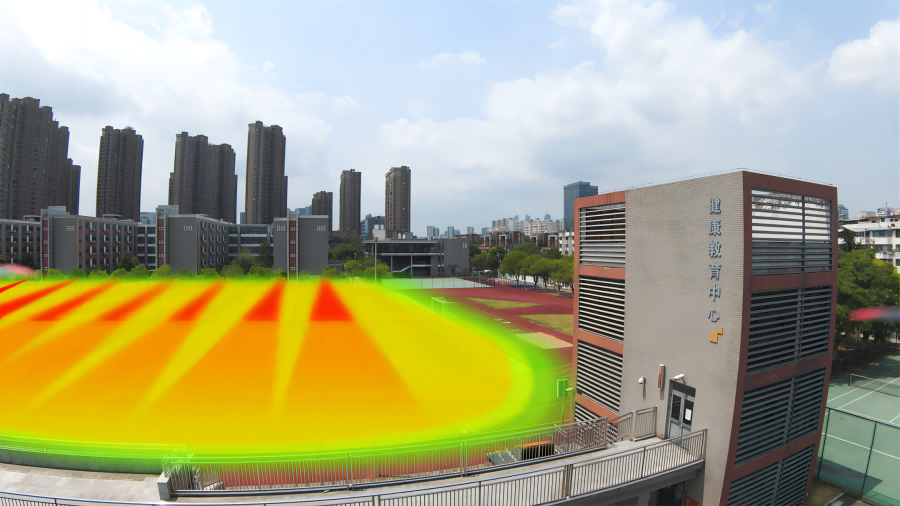 操場定向聲廣播設備，定向發聲，不擾民！