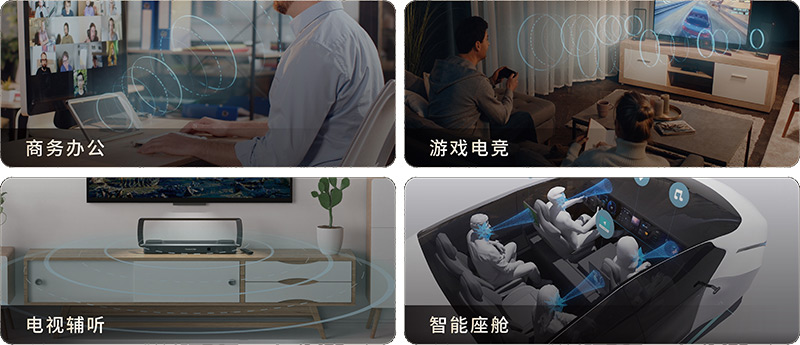 清聽聲學(xué)定向音響聚音屏技術(shù)可廣泛應(yīng)用與多場(chǎng)景