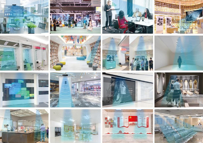 清聽聲學(xué)定向音箱應(yīng)用場景示意圖