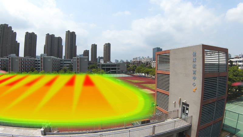 室外定向音柱：為學校操場打造精準聲環境，不擾民！