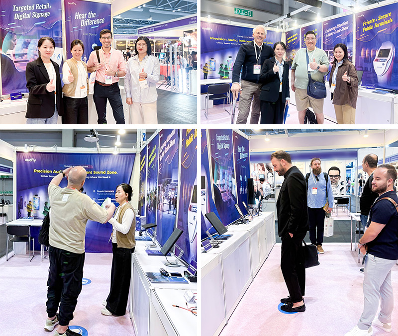 清聽聲學(xué)香港環(huán)球資源消費(fèi)電子展位現(xiàn)場(chǎng)