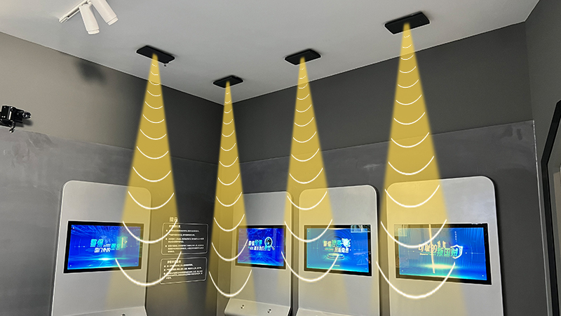 深圳科技展廳安裝清聽聲學(xué)的定向音箱聚音寶