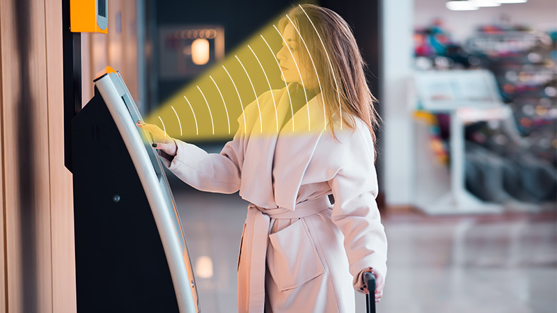 自助服務(wù)機集成定向聲技術(shù)