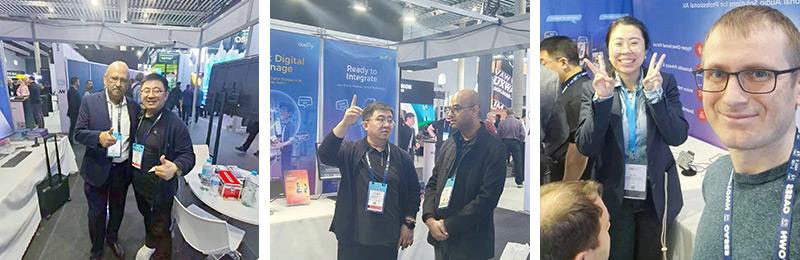 ISE2026展會現場，清聽聲學精彩瞬間！