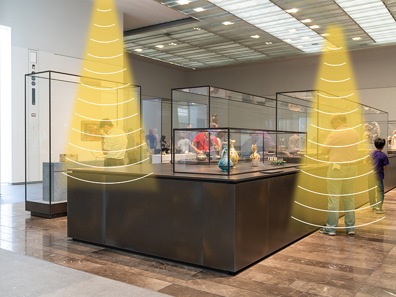 展廳定向音箱,聲音分區,互不干擾