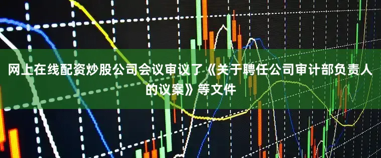 网上在线配资炒股公司会议审议了《关于聘任公司审计部负责人的议案》等文件